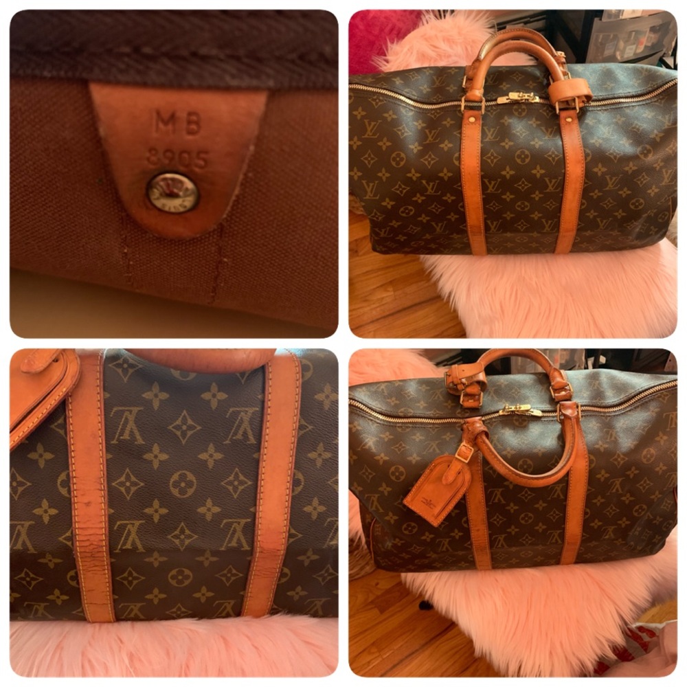 Authentic Louis Vuitton 50 Keepall bag - Picture 7 of 8